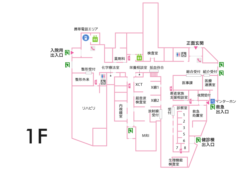 1階 フロアー図
