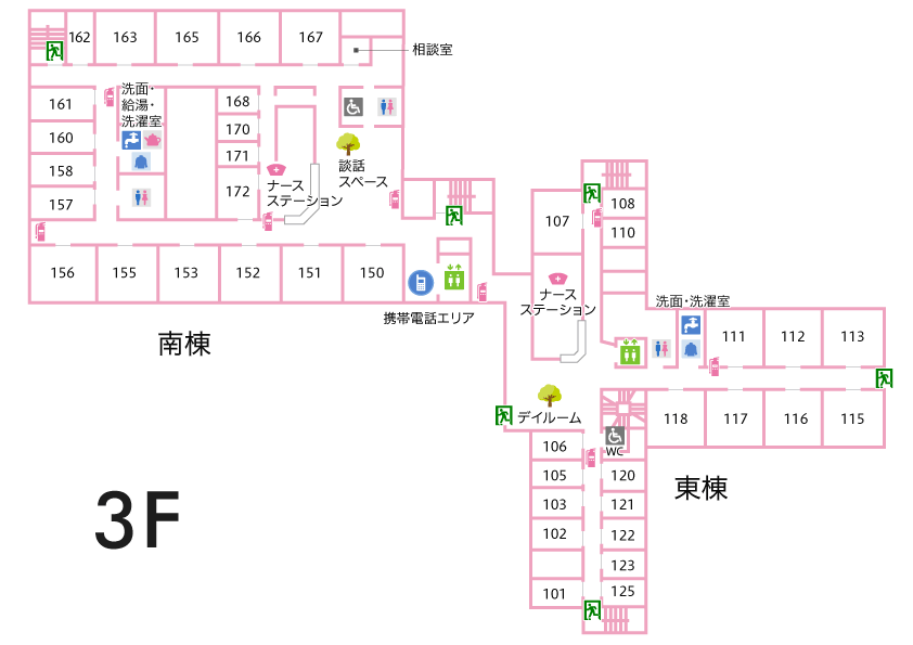 ３階 フロアー図